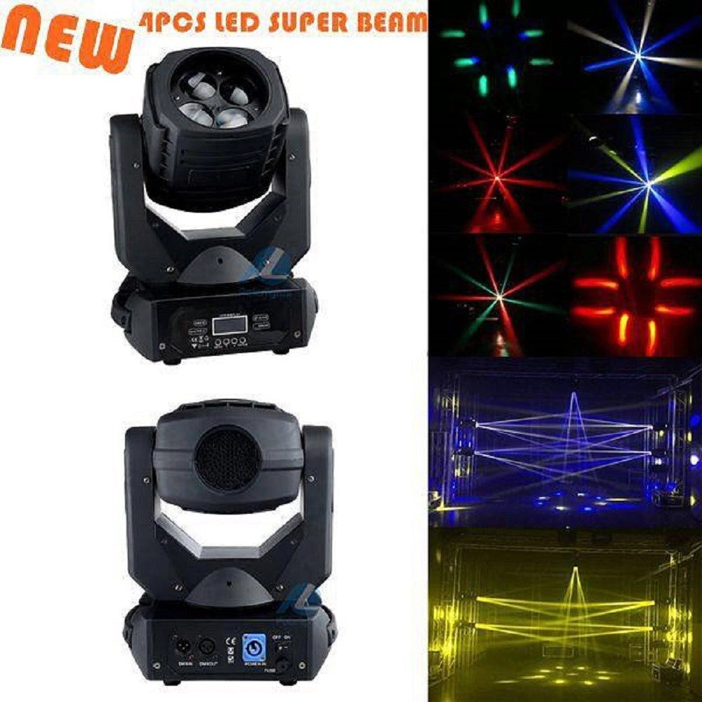 Trade Shop - Sharpy Super Beam Led 4x25 100w Come 5r 2r Effetti Multi Fascio Ac Powercon -