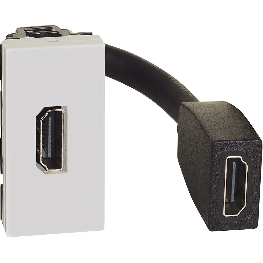 Connettore HDMI 2.0 preconnesso Bticino MatixGO  JW4284P