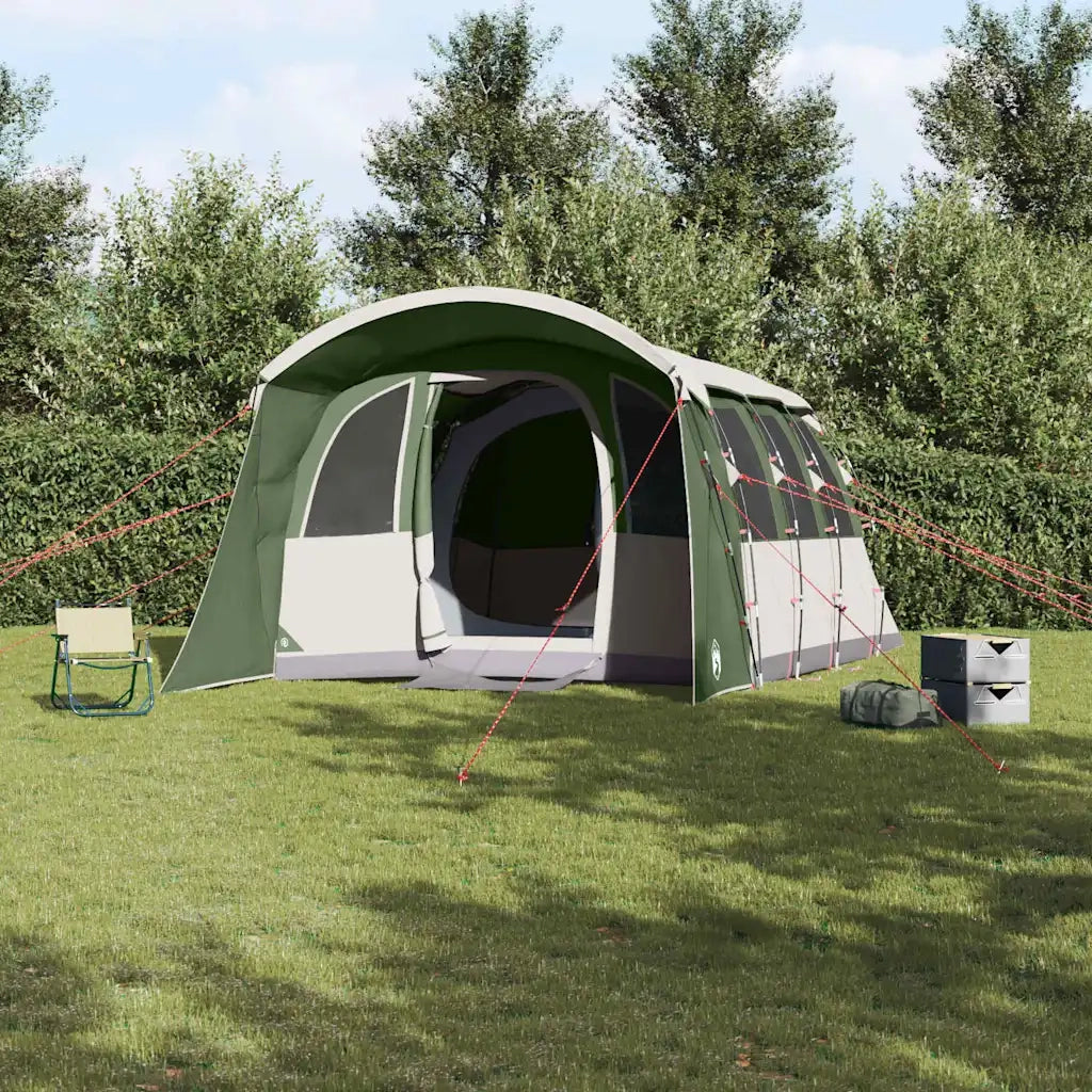 Tenda Familiare con tetto Verde e Bianco 576 x 325 x 213 cm 4100682