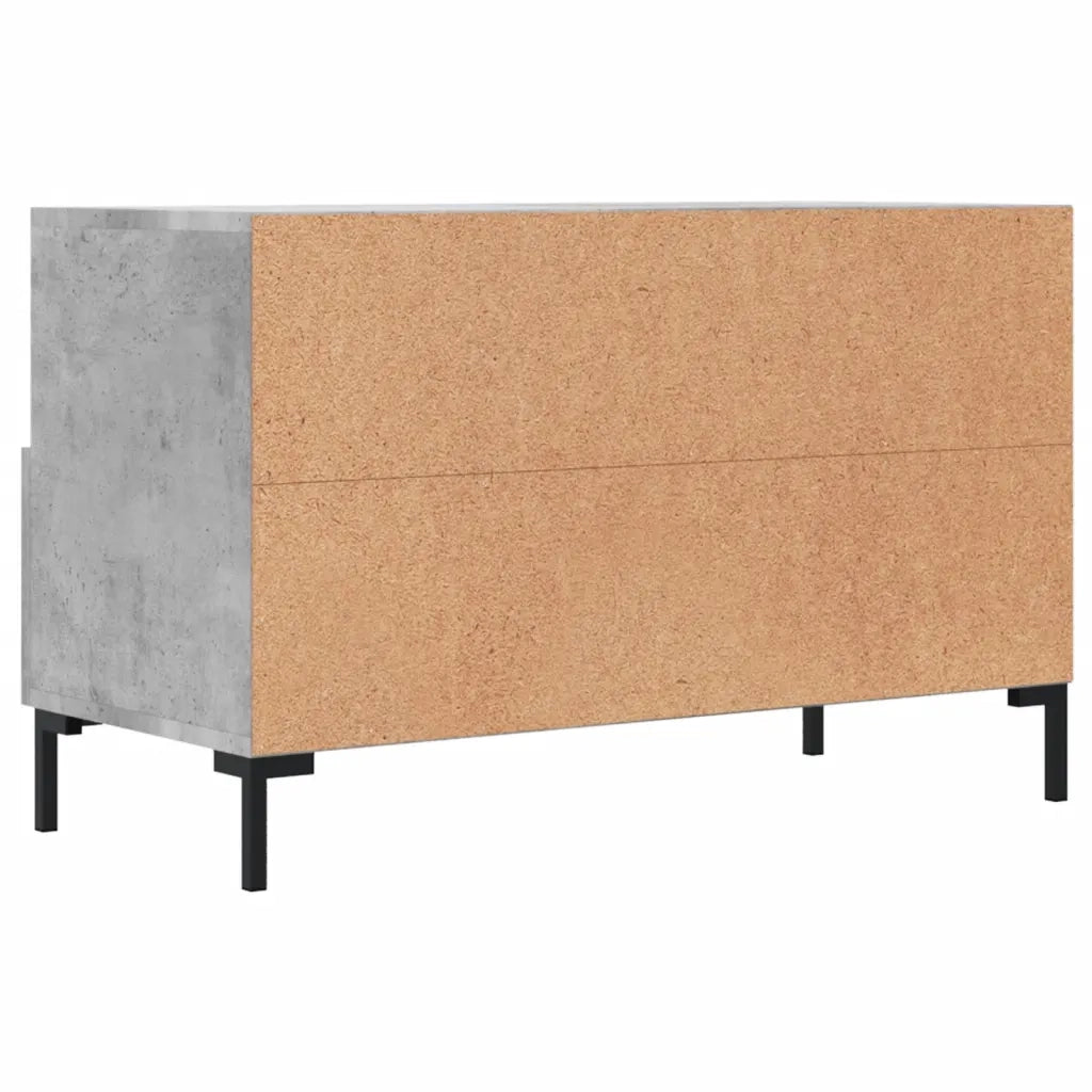 Mobile per TV | Armadietto TV | Mobile Porta TV Grigio Cemento 80x36x50 cm Legno Multistrato
