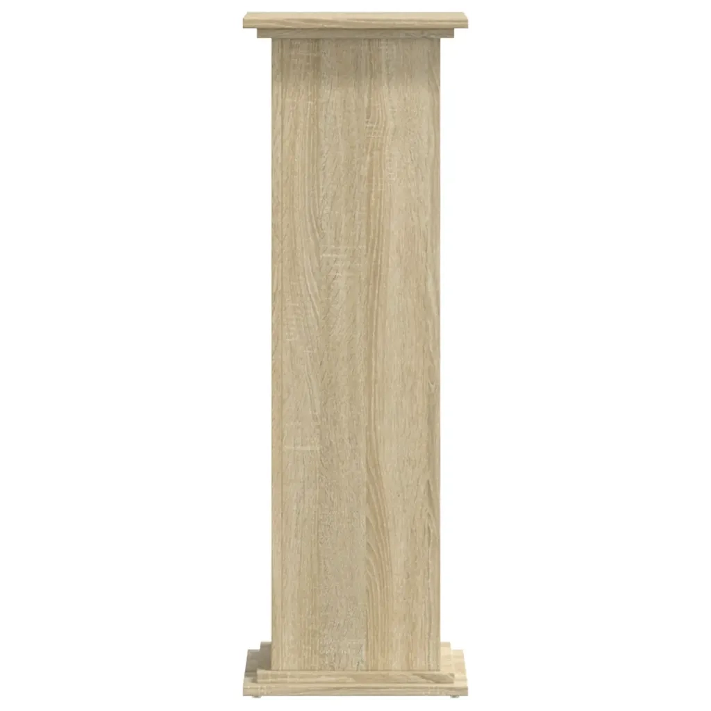 Supporto per piante | Sostegno per piante Rovere Sonoma 33x33x100cm Legno Multistrato