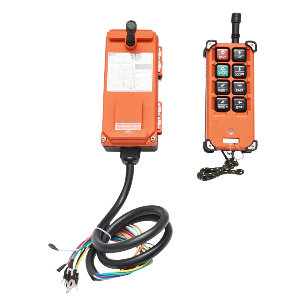 Telecomando industriale wireless con 6 comandi – AC 380V, impermeabile Breckner Germany