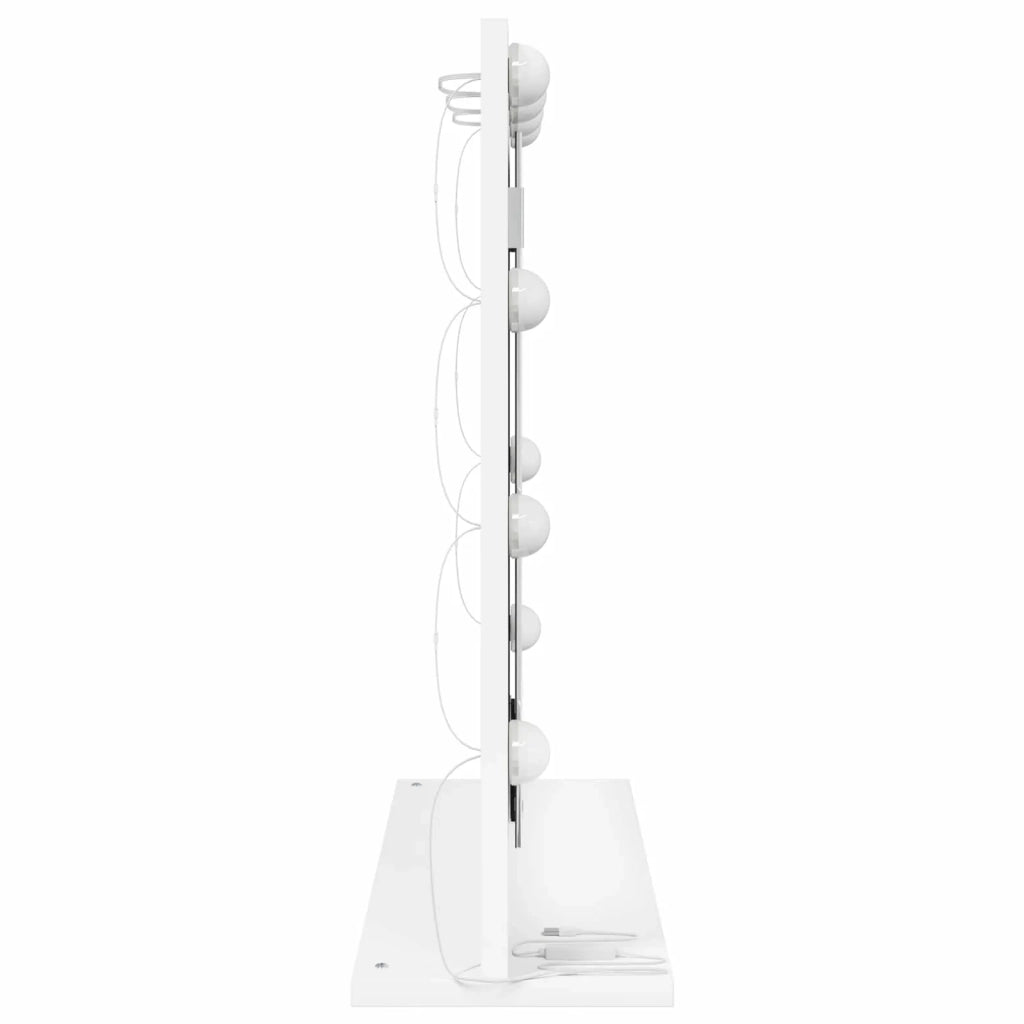 Specchio da Vanit¨¤ Rettangolare Bianco 60 x 55 x 18 cm