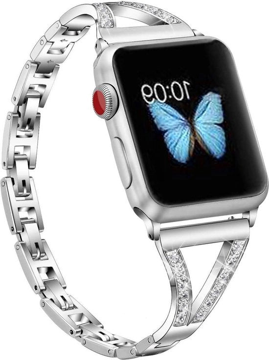 Battenti in acciaio inossidabile regolabili per orologio Apple Watch 38mm 40mm - Compatibili con iWatch Series 6/5/4/3/2/1