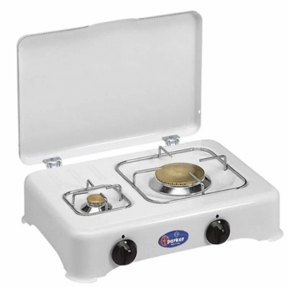 CUCININO FORNELLO A GAS 2 FUOCHI GRANDE PICCOLO 41CM X 29 PARKER GPL - PARKER