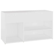Panca Porta Scarpe | Scarpiera | Mobile per scarpe Bianco 103x30x54,5 cm in Truciolato