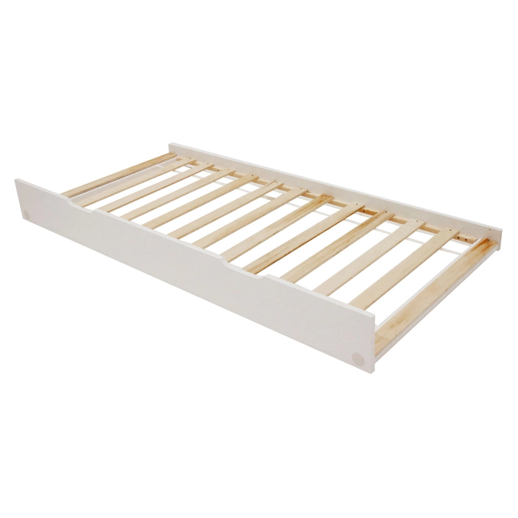 Cassetto-letto bianco