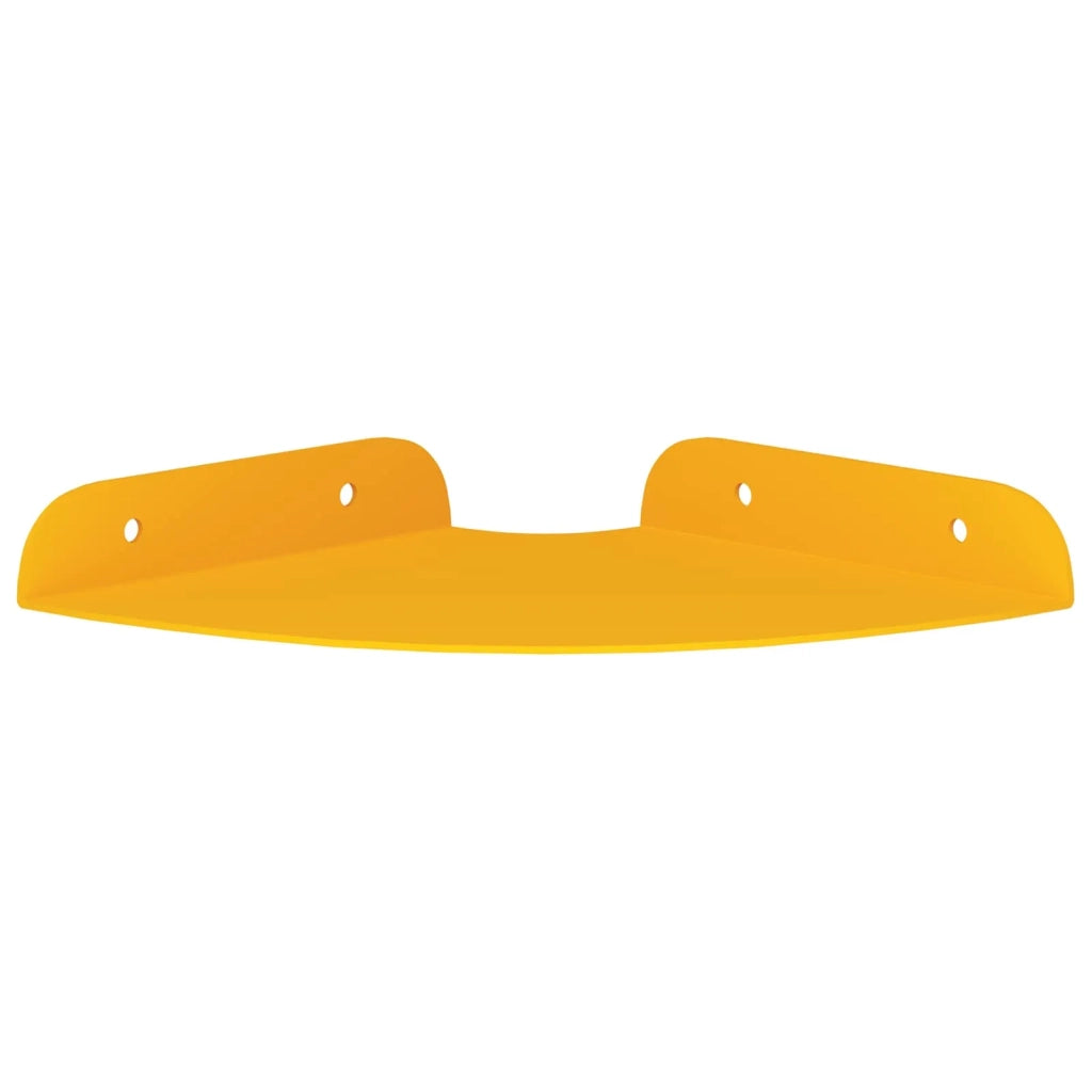 Mensola sospesa 2 pcs Giallo senape 15 x 15 x 2 cm 8004080