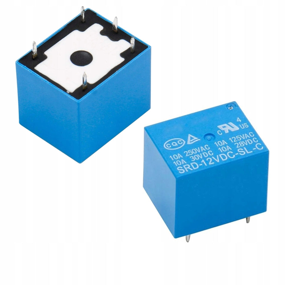 Relè SRD-12VDC-SL-C – 1 Contatto NC/NO | 12V DC, 240VAC, 30VDC, 10A