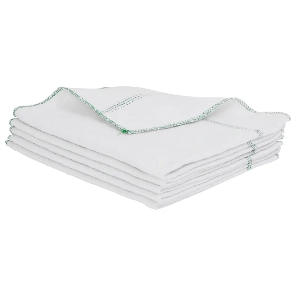 Panni per la Pulizia 5 pz Righe Bianche e Verdi 50x60 cm CFW3040718