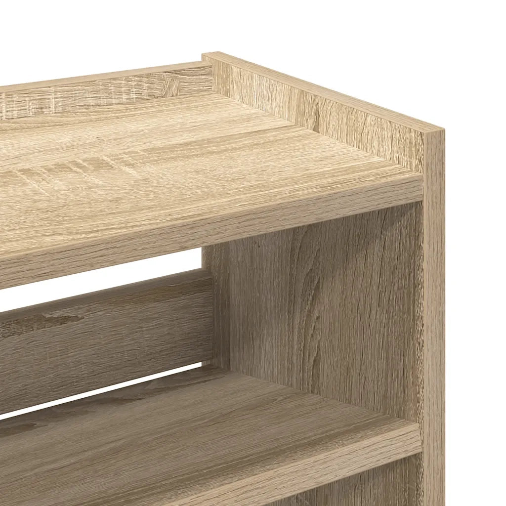 Scarpiera Rovere Sonoma 60x25x81 cm in Legno Multistrato 859880