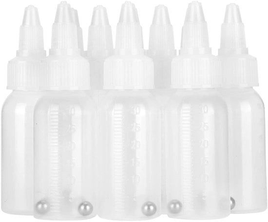 Contenitore di conservazione 30 ml - Corrosione resistente - Mescolatore - Chiusura ermetica - Contenitore di stoccaggio - Divisione di scala - Materiale PP di alta qualità - Flacone di dosaggio
