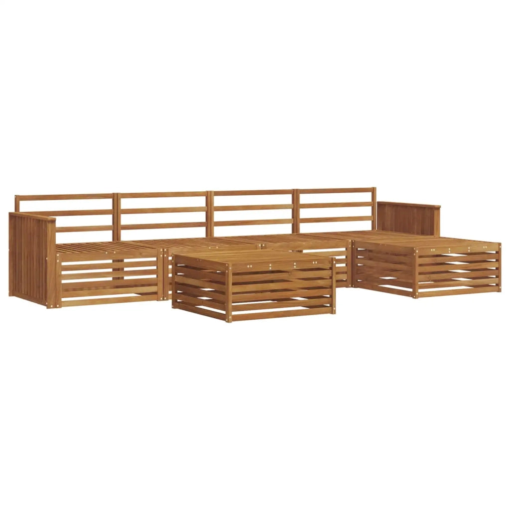 Set di divani da esterno 6 pcs Naturale 3373334