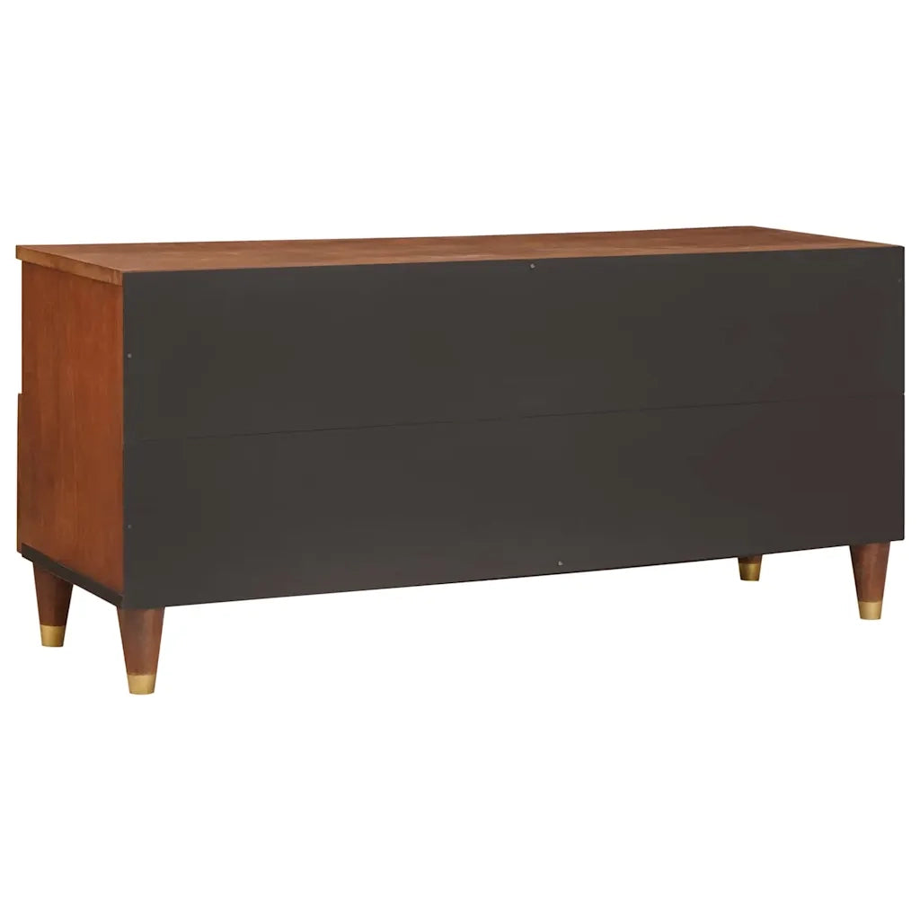 Mobile TV | Armadietto TV | Mobile Porta TV Marrone 100 x 33,5 x 46 cm Legno di mango massello