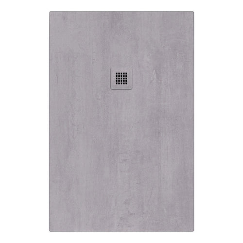 Piatto doccia in marmoresina 170x70 cm effetto microcemento chiaro PRAGA