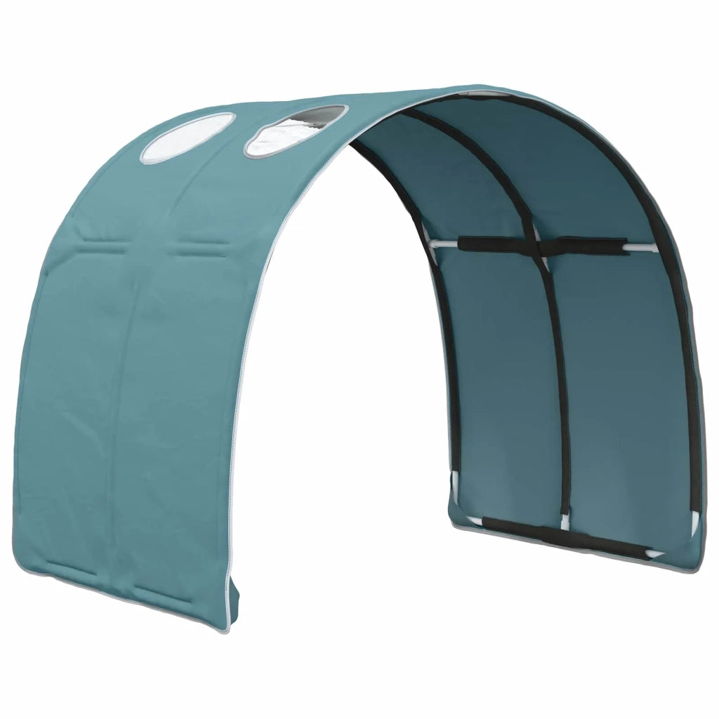 Letto con Tunnel 3 pz Rovere Artigianale e Blu Chiaro 3423660