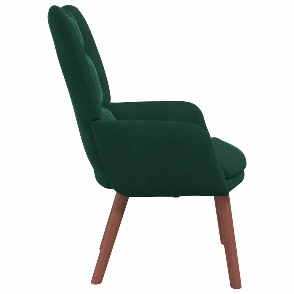 poltrona Verde Scuro 63 x 67 x 94 cm Velluto 42001805