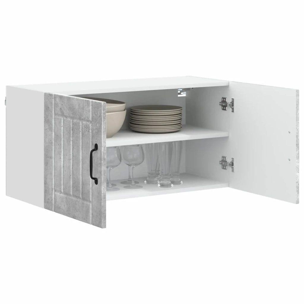 Mobile da cucina-Armadio da cucina Grigio cemento 80 x 31 x 40 cm 399202
