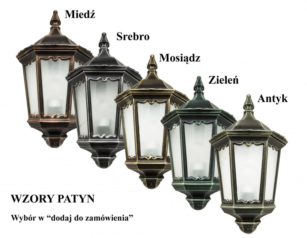 Lampada sospesa esterna SU-MA Retro Ø24 nera IP43 E27
