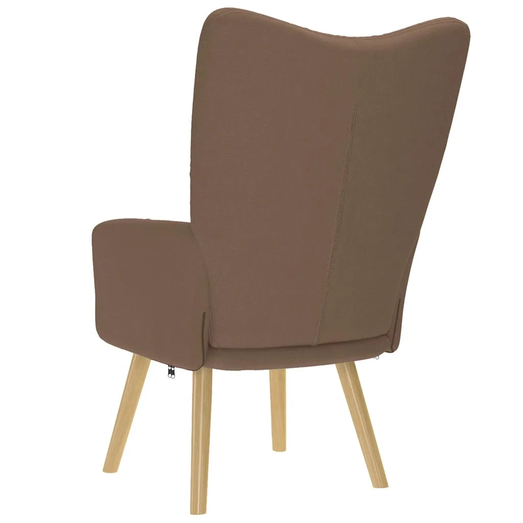 Divano Sedia-Poltrona Relax Marrone in Tessuto 677176