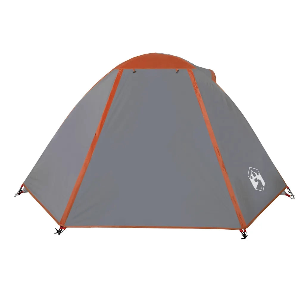 Tenda da Campeggio a Cupola 2 Persone Arancione Impermeabile 94325