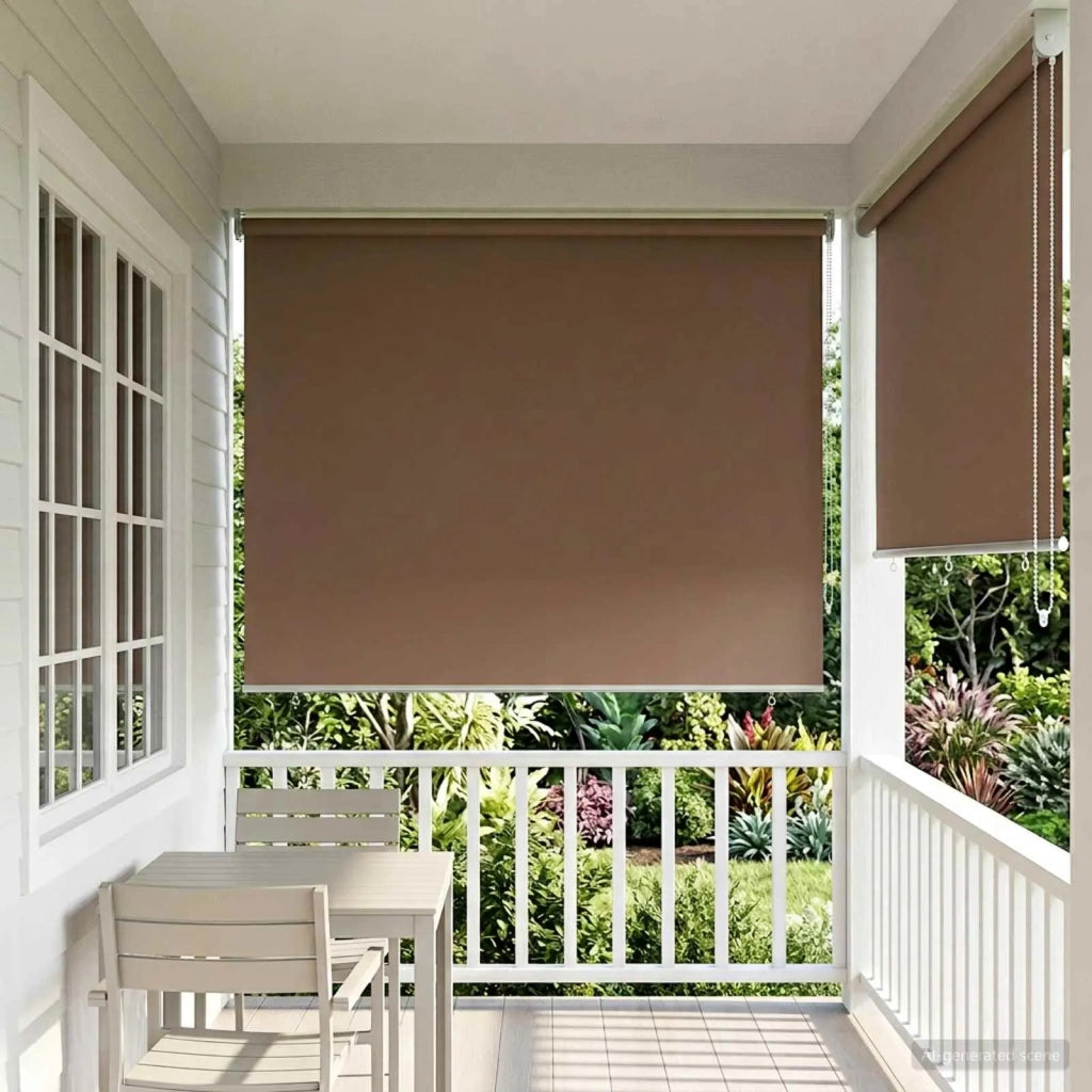 Voletta a rullo | Tenda a rullo con protezione UV Tortora 160 x 230 cm