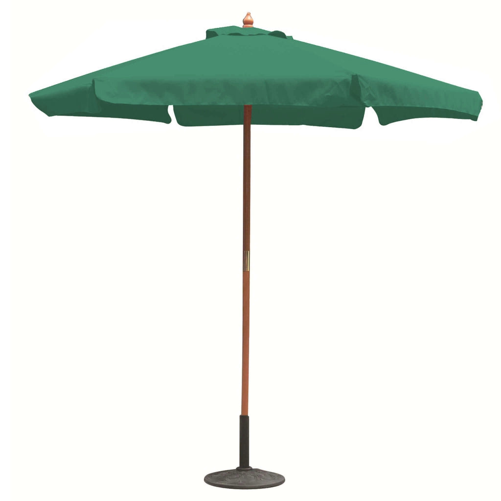 OMBRELLONE FANTASY TONDO CON TELO VERDE SCURO 3 MT