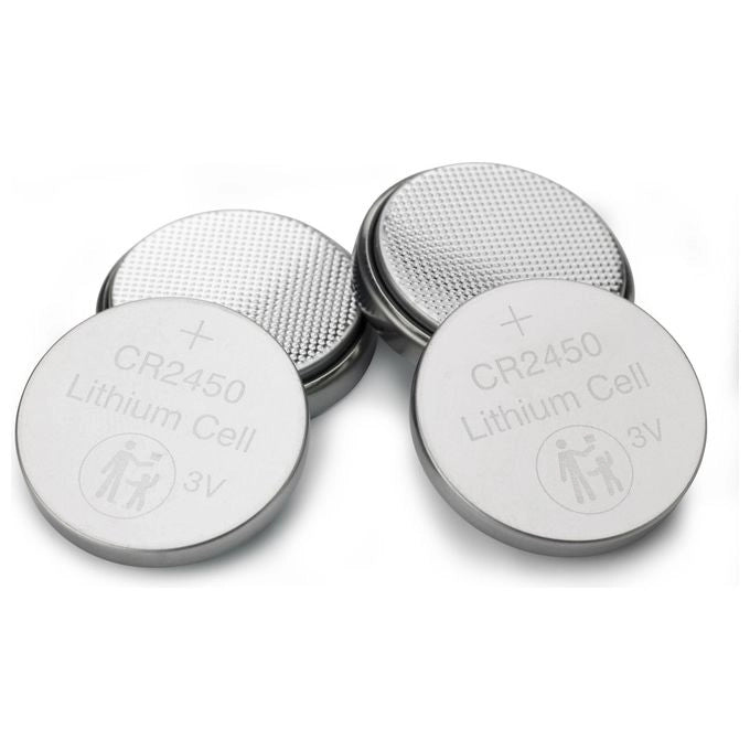Verbatim 49535 CR2450 Batteria a bottone Litio 3V 580 mAh 4 pezzi colore Argento