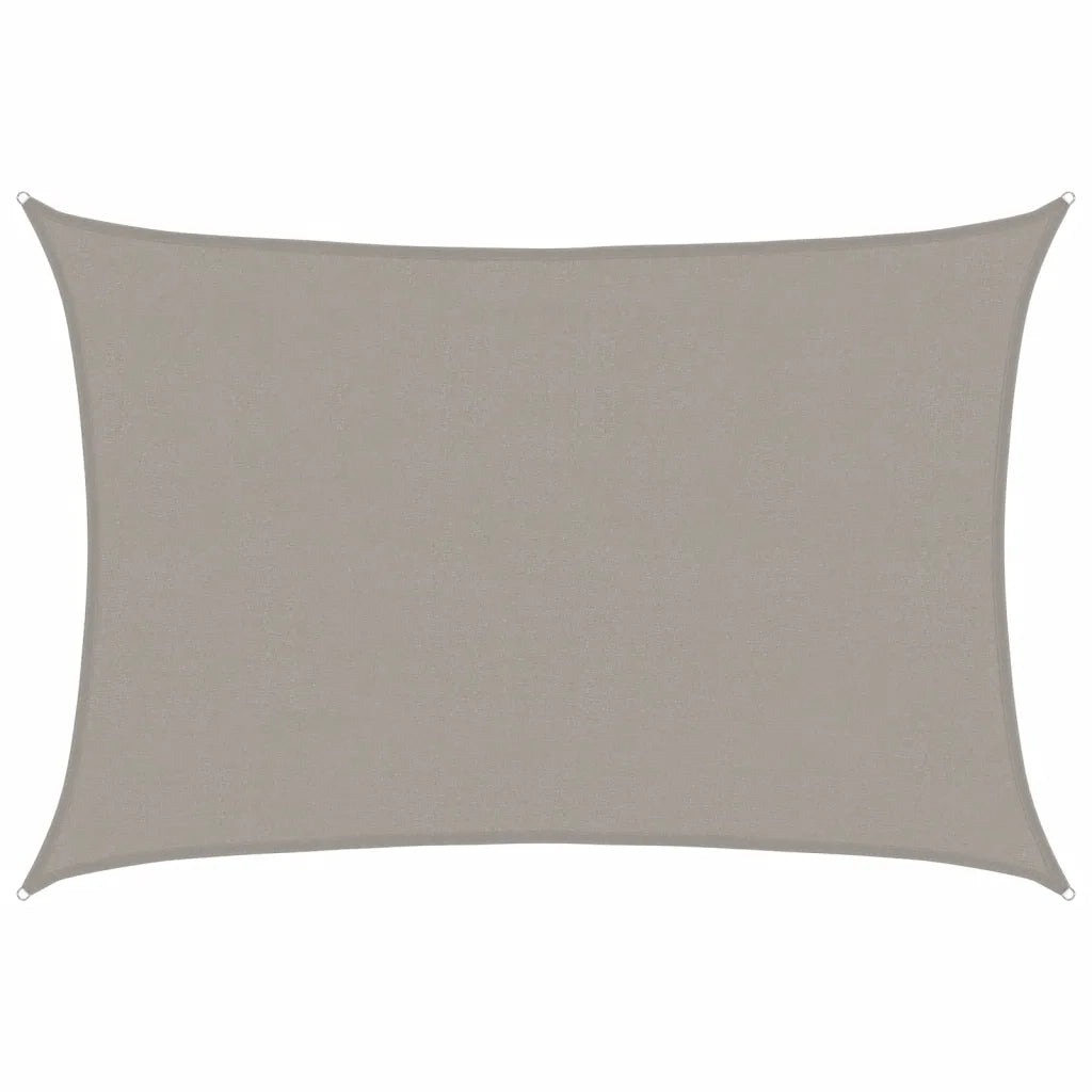 Vela Parasole 160 g/m² Rettangolare Grigio Chiaro 4x5 m in HDPE 4001990