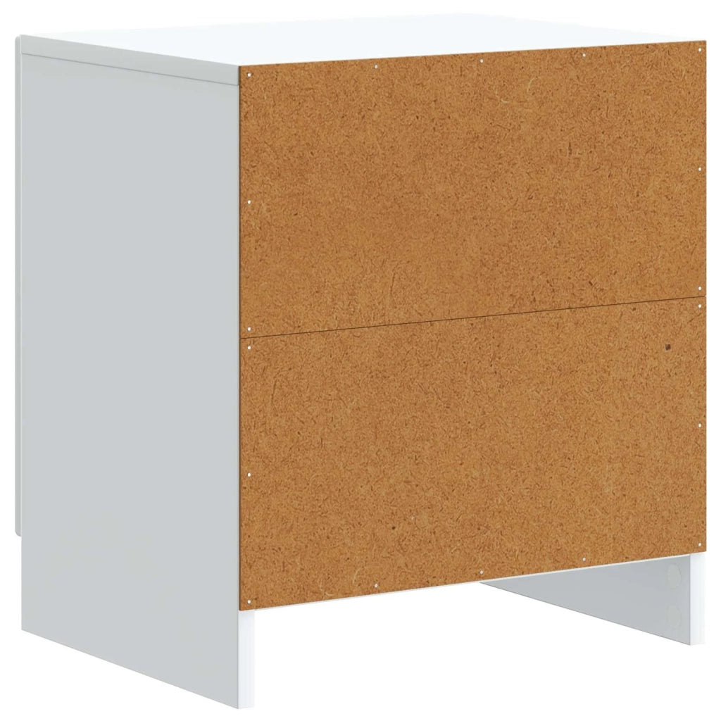 Armadio da Notte 2 pcs Bianco 43 x 34,5 x 47 cm 895716