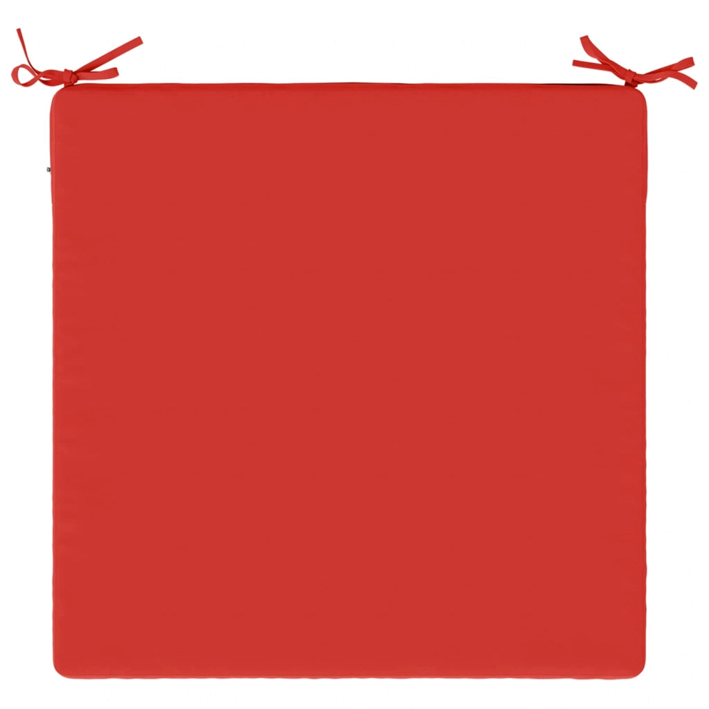 Cuscini per Sedia in 4 Pezzi SOEST 4 pz 100% Poliestere Rosso 944984
