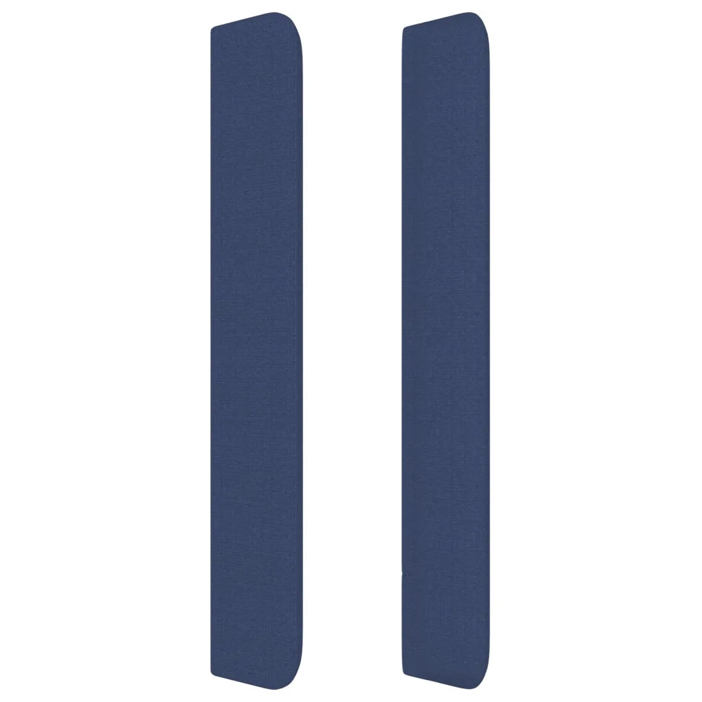 Testiera ad Orecchio Blu 203x16x118/128 cm in Tessuto 3119846