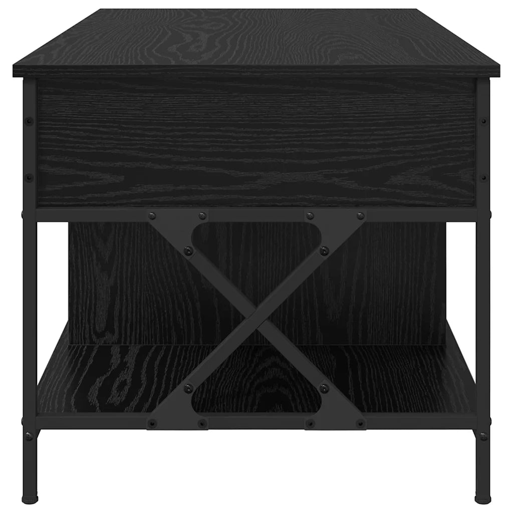 Tavolino da salotto | Tavolino da caff¨¨ | Tavolino da Soggiorno Rovere Nero 100 x 55 x 48.5 cm