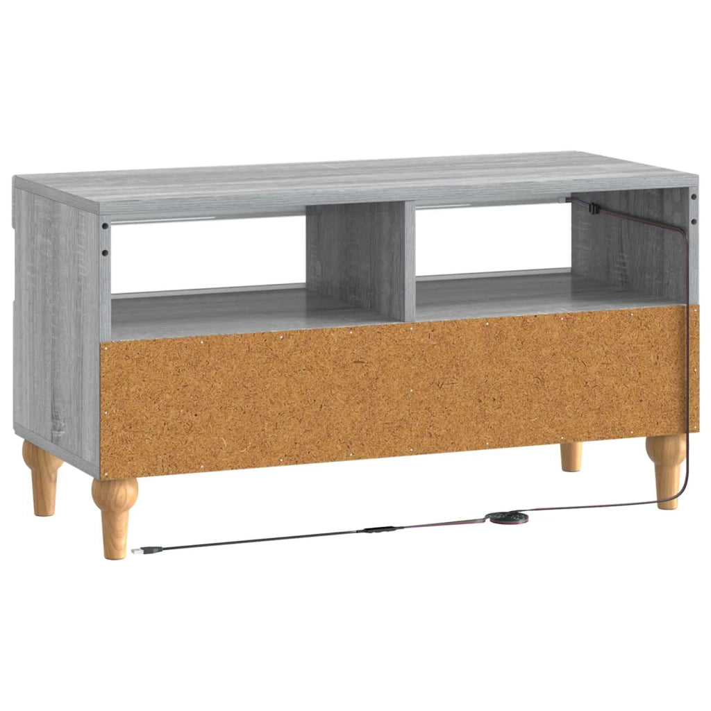 Mobile TV LED Sonoma grigio Legno ingegnerizzato 896341