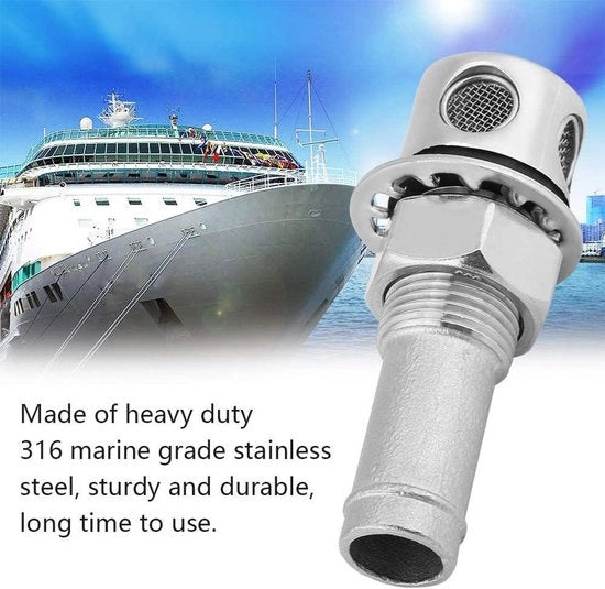 Ventilazione del Serbatoio di Carburante per Barche con Kit di Montaggio e Hardware.