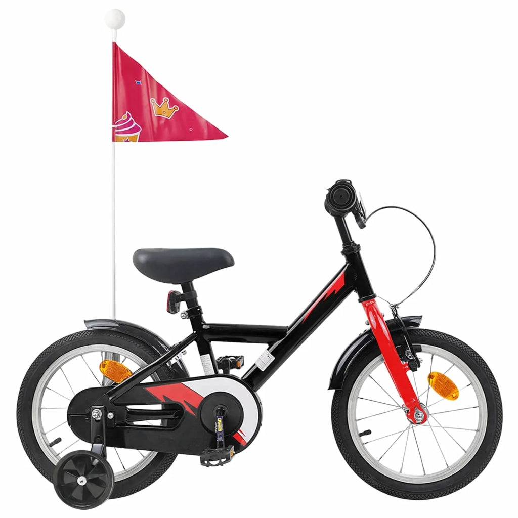 Bicicletta per Bambini 16 Pollici per bambini di 4-6 anni Nero 42009634