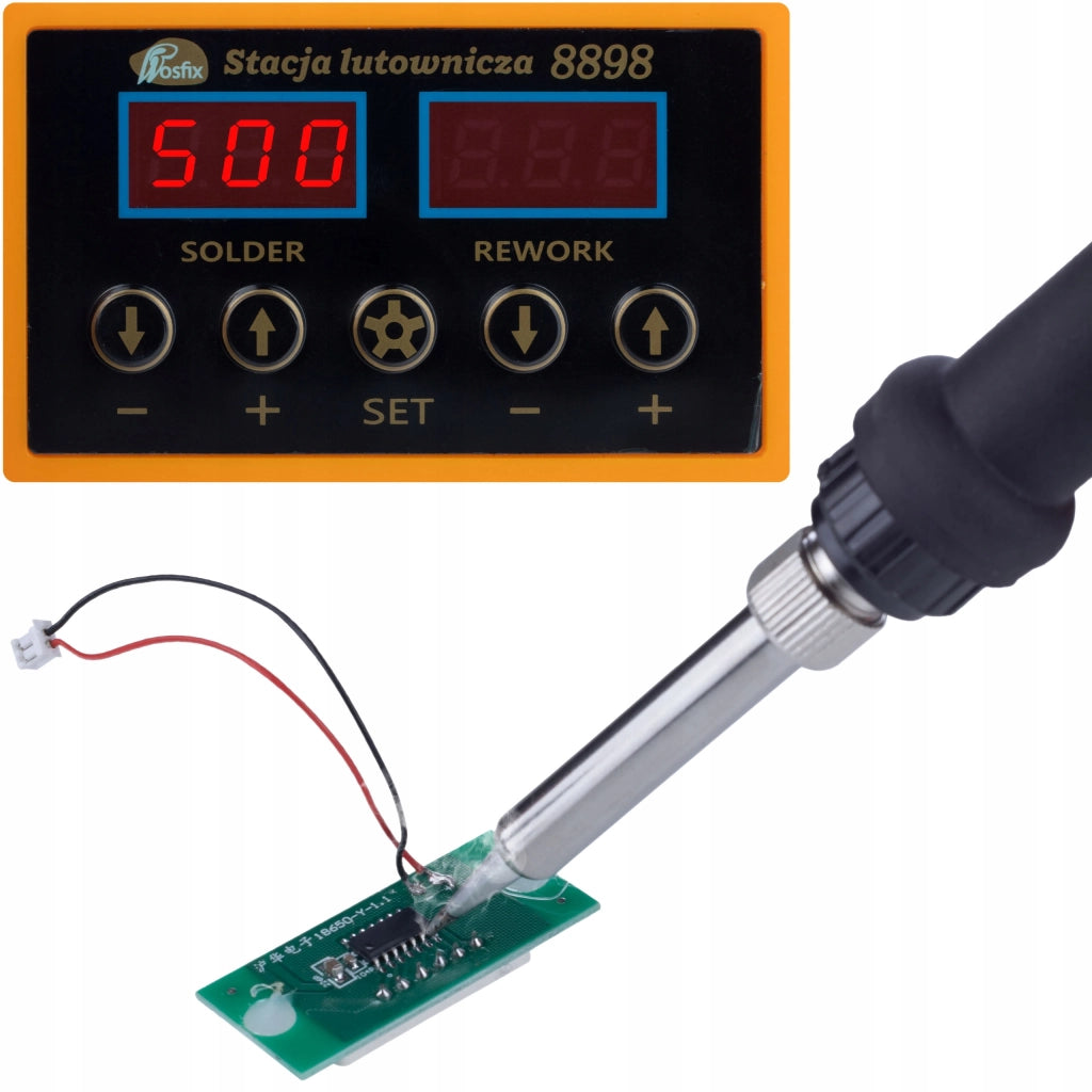 Stazione Saldante 2 in 1 Rosfix Orange Husky OH660 – 660W, Controllo Temperatura LED | Saldatura e Riparazione Plastica