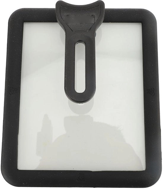 Piatto per Omelette Spaziale - Coperchio in Vetro - Piatto per Tamagoyaki - Design Transparente - 15x18 cm - Accessorio Cucina Sostitutivo