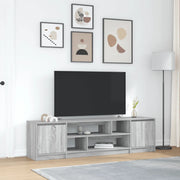 Mobile Porta TV-Mobile per TV-Credenza TV Grigio Sonoma 188,5x41x50 cm Legno Multistrato