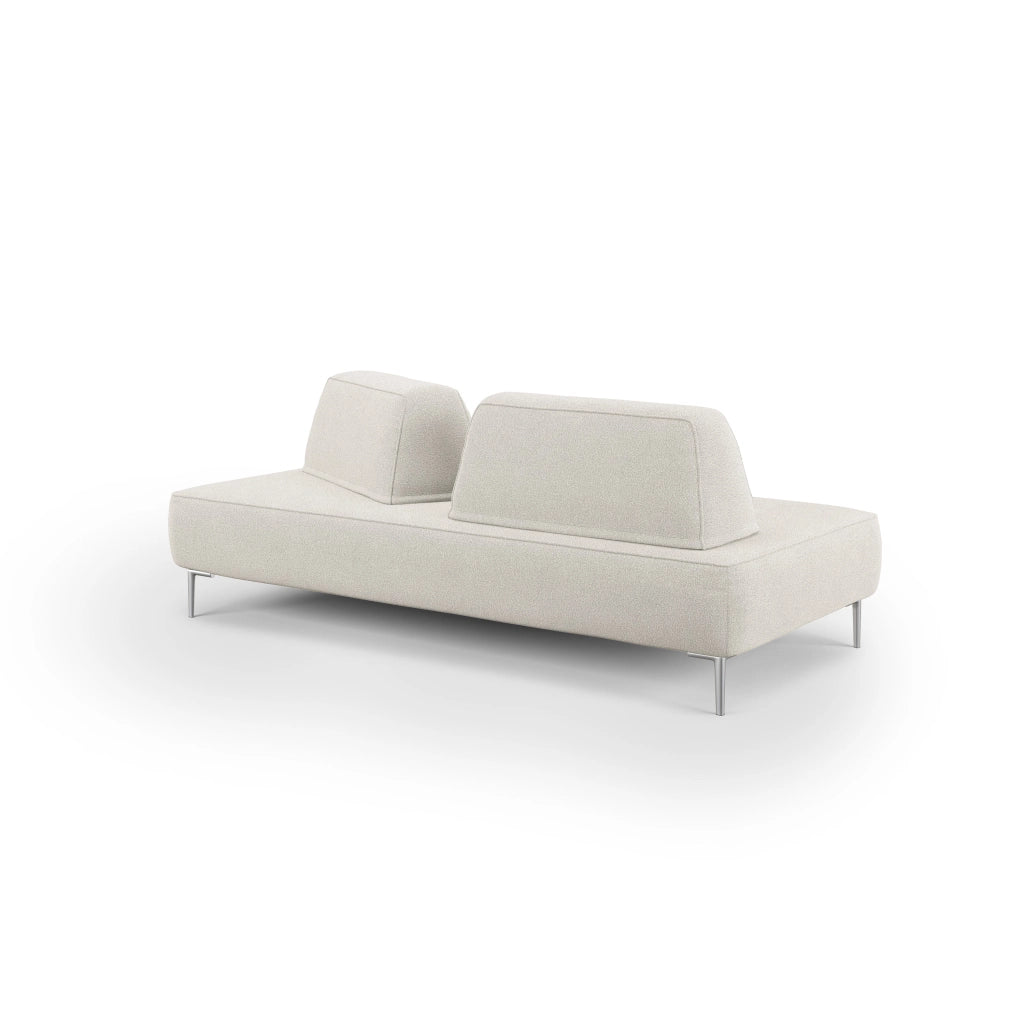 Newton Divano modulare con schienali movibili T07 167 cm bianco