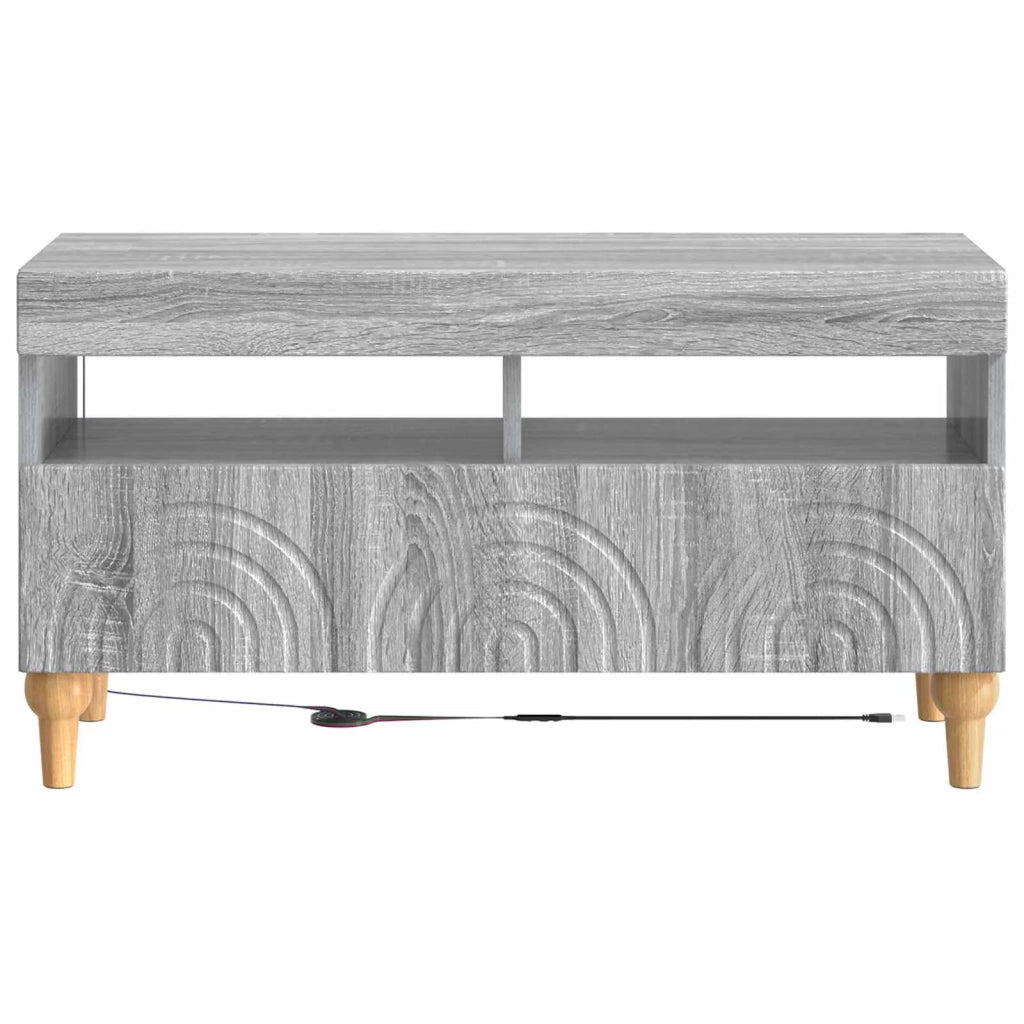 Mobile TV LED Sonoma grigio Legno ingegnerizzato 896341