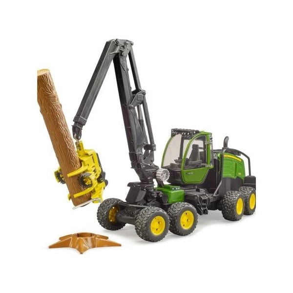 Mezzo agricolo bruder 02135 john deere trattore taglia tronchi
