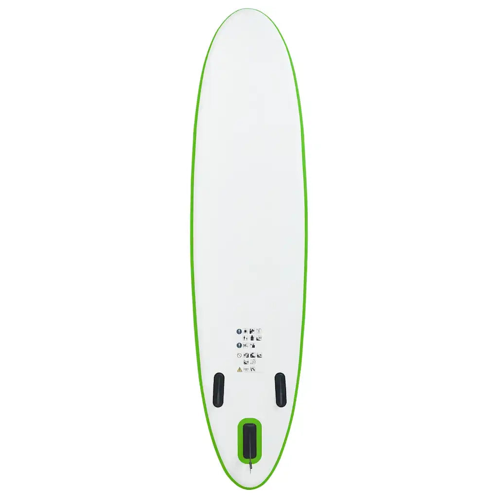 Set Tavola da SUP Gonfiabile Verde e Bianco CFW5116747