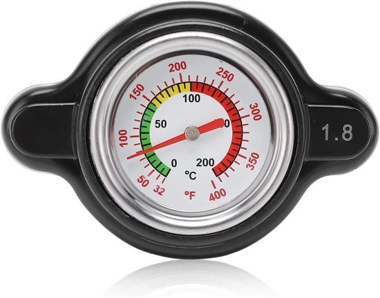 Termostato Radiatore a alta pressione 1,8 Bar - Termometro - Ricambio per CR250R - Accessorio Auto/Moto - Alta Qualità - Prestazioni Ottimizzate - Decalcomania in Caoutchouc