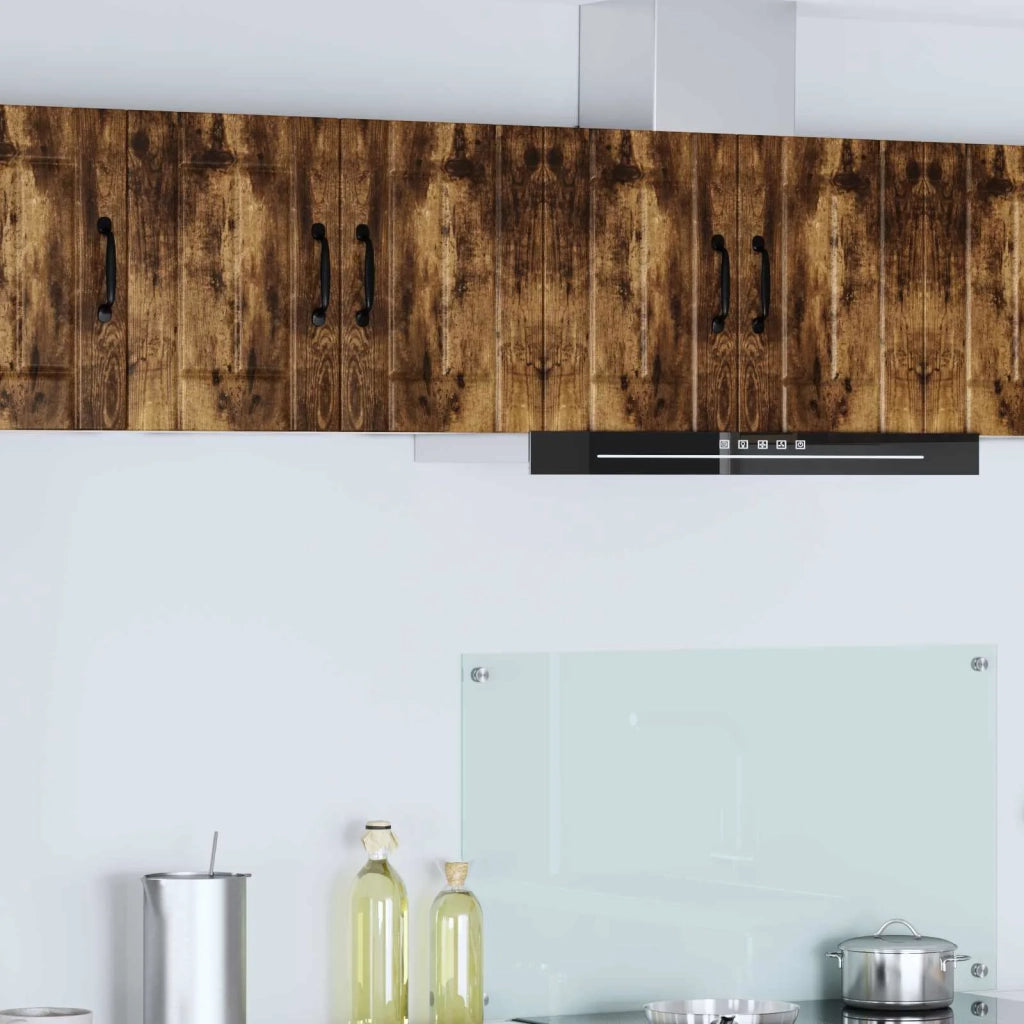 Pensile da cucina | Armadietto a muro LUCCA 2 pz Rovere Fumo 30 x 31 x 40 cm