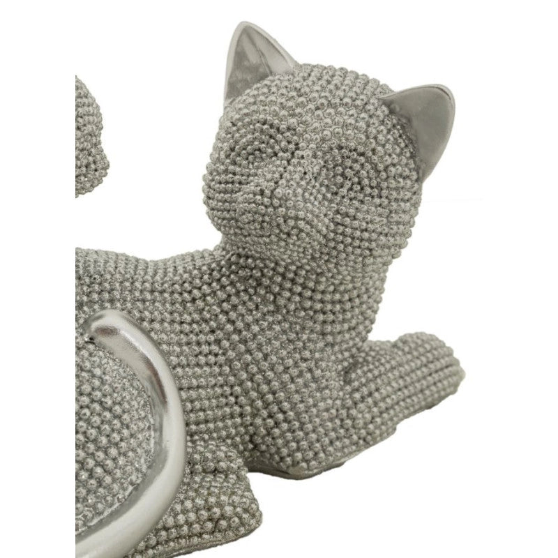 Gatto Sparky Con Cucciolo cm 19x9x13
