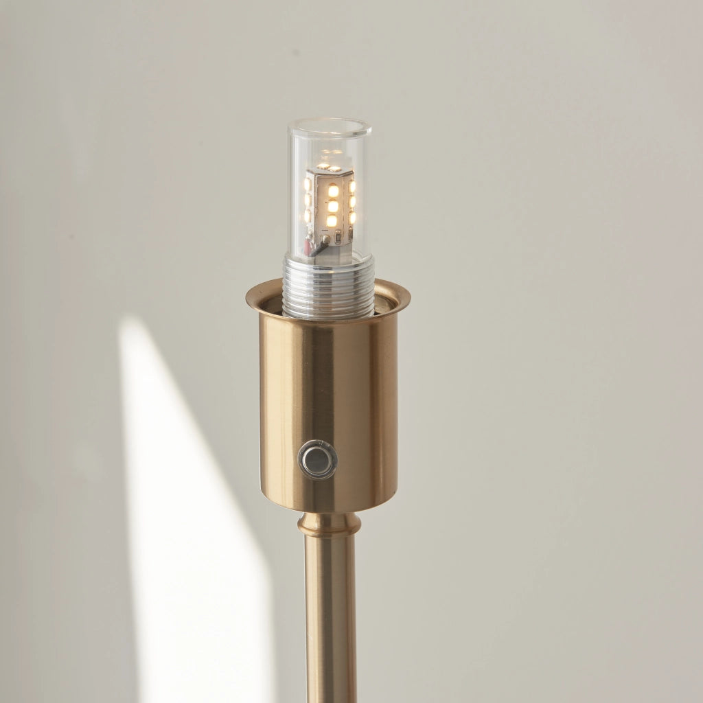 Lampada terra LED 1,5W cordless ottone BURLEY Endon