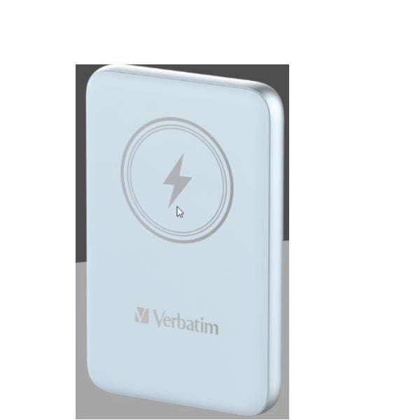 Verbatim charge 'n' go polimeri di litio (lipo) 5000 mah carica wireless blu - 32242