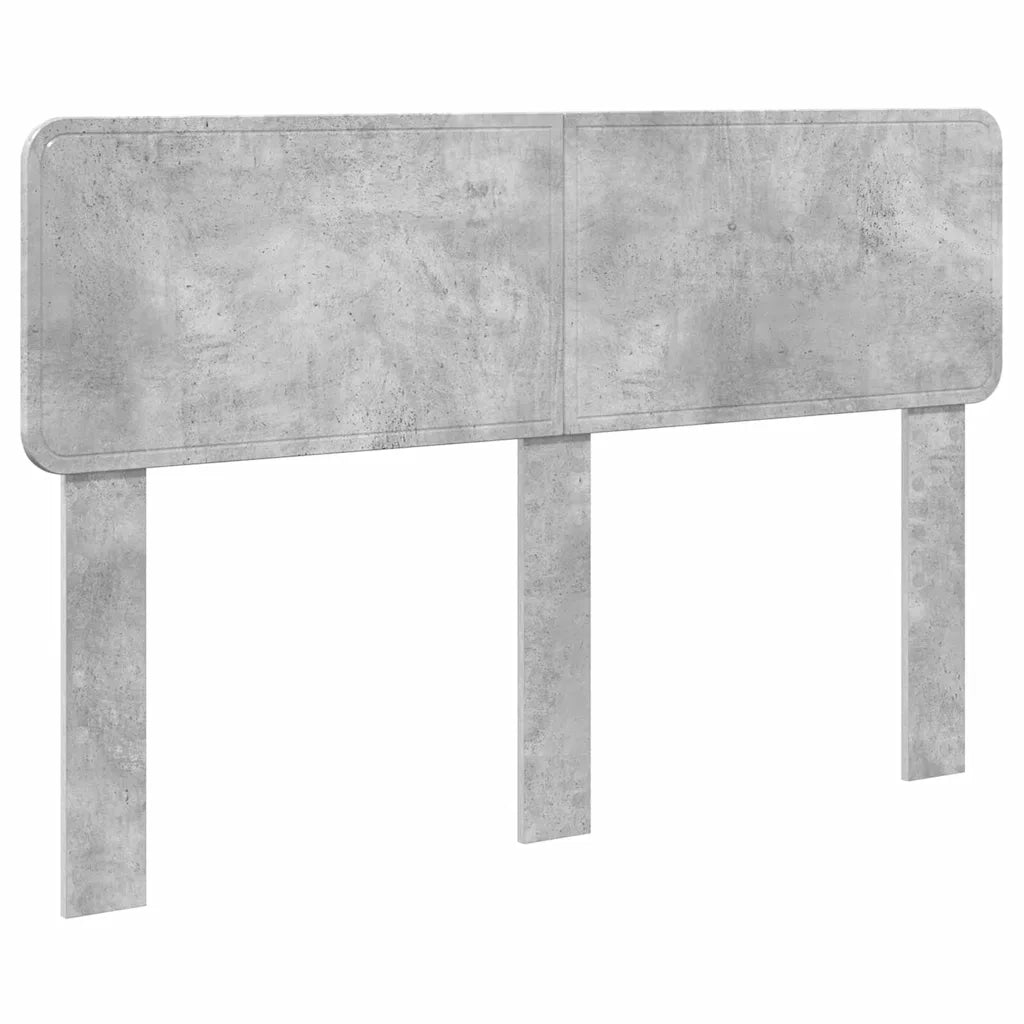Testiera-Testata-Testiera Decorativa Grigio cemento 160 cm Legno multistrato 647311