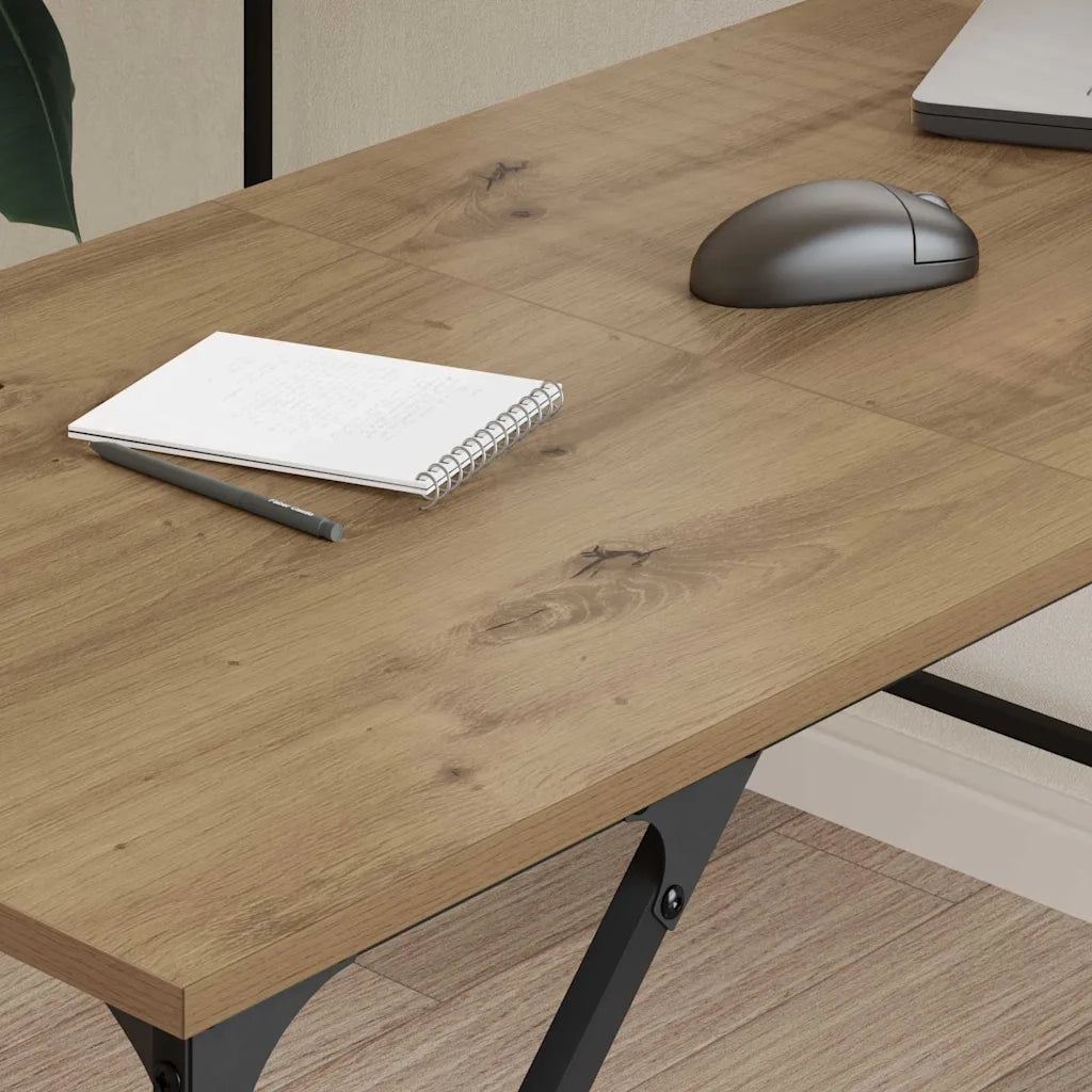 Scrivania | Tavolo da Ufficio Rovere artigianale 149 x 149 x 75 cm